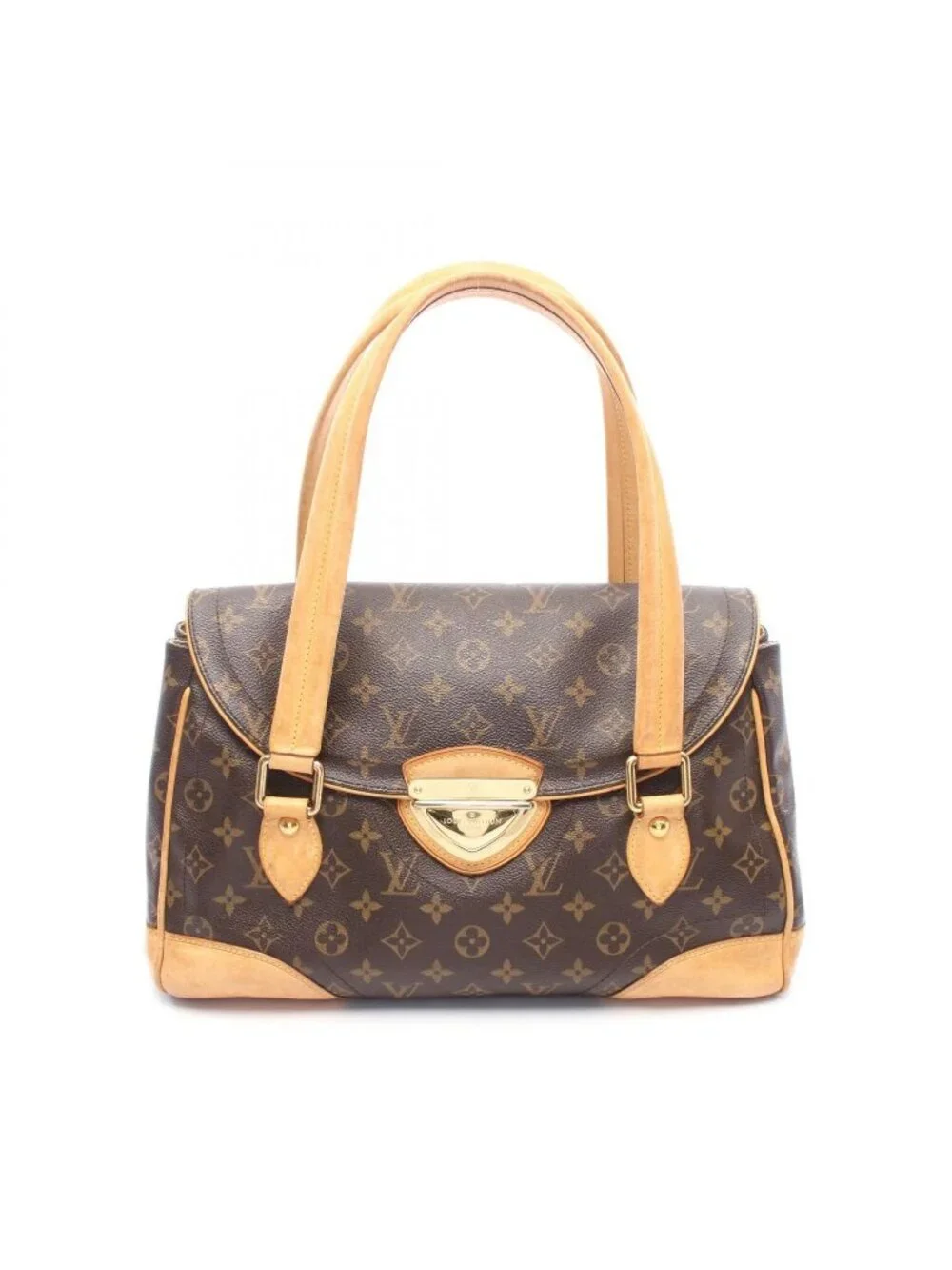 Louis Vuitton Shoulder Bag Beverly GM Canvas Leather